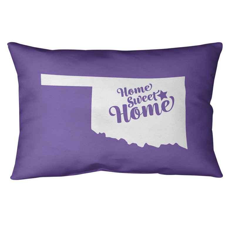 Coussin lombaire intérieur/extérieur doux pour la maison, Tulsa, Mauve