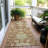 Louis Orange Washable Indoor-Outdoor Rug - -263882544