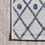 Tapis ivoire / bleu marine Boho-1471812240