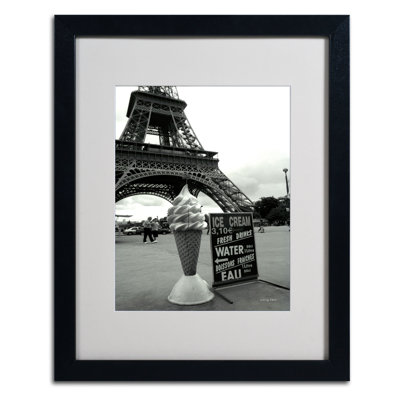 « eiffel tour ice crème » par kathy yates, reproduction de photo encadrée