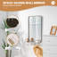 Hancotte Flat Makeup / Shaving Mirror with Shelves