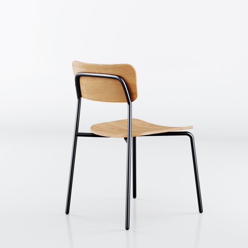 Chaise d'appoint Ayomi, Chêne