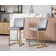 24" Upholstered Counter Stool