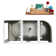 59" Streamline Soaking Freestanding Tub and Tray With Internal Drain
