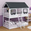 Lit superposé simple au-dessus d'un lit simple Aleighia Kids-1825873927