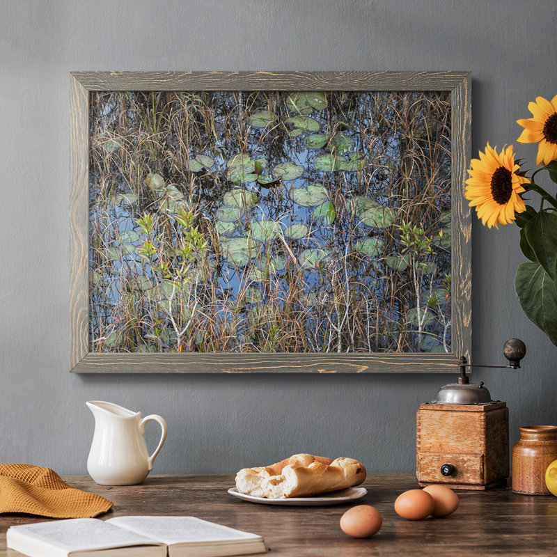 The Marsh, reproduction d'art sur toile, H 22 po x l 32 po x P 1,5 po, Gris