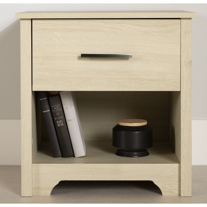 Fusion 1-Drawer Nightstand - End Table With Storage
