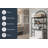 Stylish And Functional 3-Shelf Over The Toilet Space Saver - White