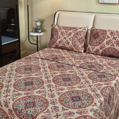 Damask Microfiber Damask Flat Sheet