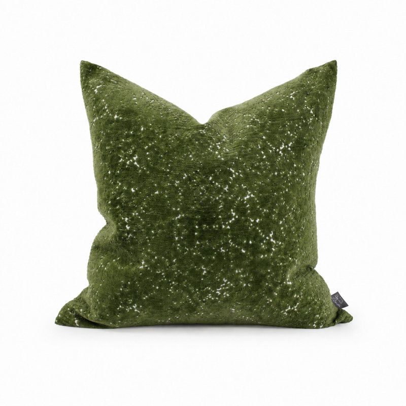 Oreiller 24 x 24 Pisani - Insert en duvet, Square 24" H x 24" H, Émeraude
