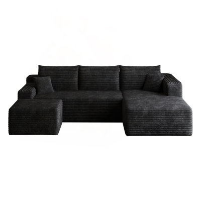 Canapé modulaire 95 "avec repose-pieds Cloud