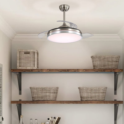 Caidynce Ceiling Fan with LED Lights and with Light Kit