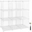 96cm H x 96cm W Metal Bookcase-1538484409