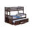 Jeany Kids Twin Over Full Bunk Bed with Trundle with Drawers-108685739