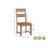 6-piece Live Edge Solid Wood Dining Set-10156325