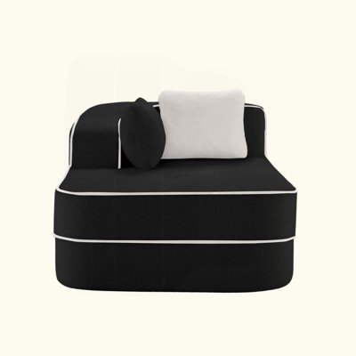 Canapé de gauche avec tissu Teddy