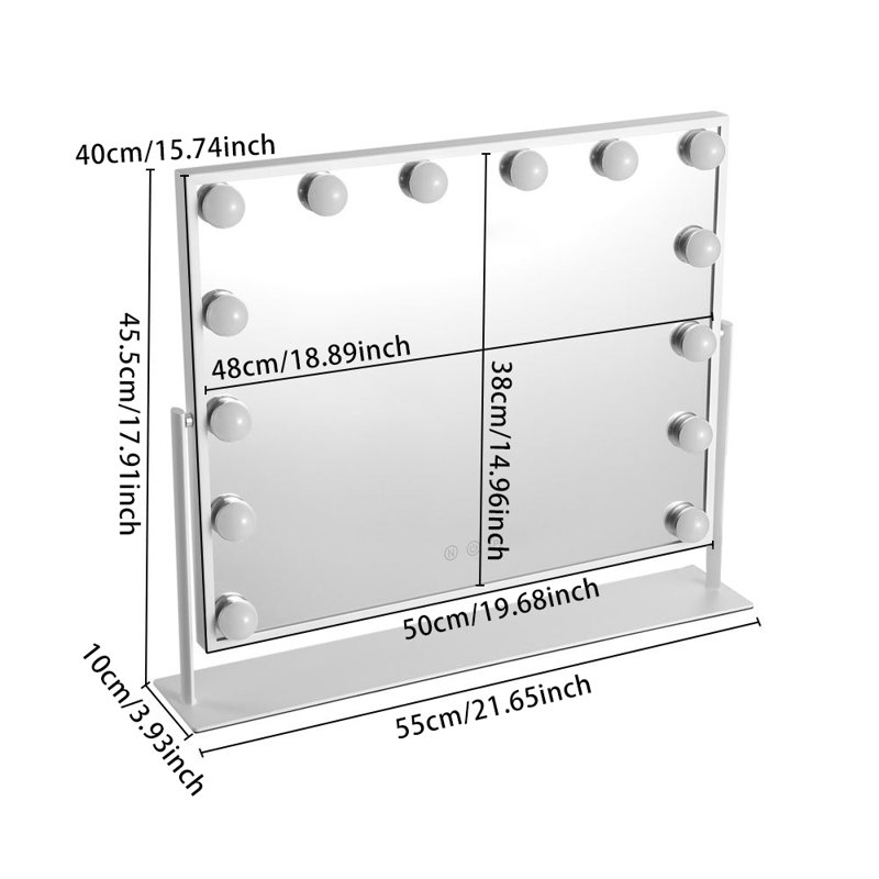 Metal Rectangle Floor Mirror