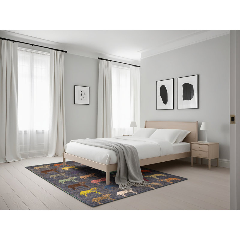 Tapis abstrait moderne 5340, Rectangle 5 pi x 7 pi