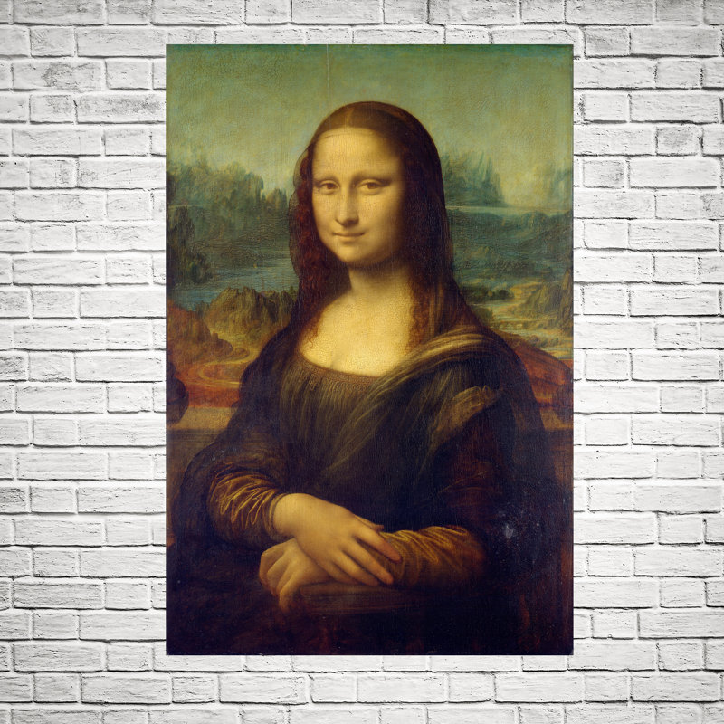 Mona Lisa by Leonardo Da Vinci - Wrapped Canvas Print, 91cm H x 61cm W