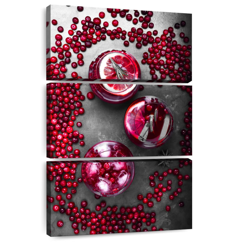 Yarlin Juicy Cranberry Cocktail, 74" H x 48" W