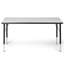 Ensemble de table et de chaises - Chaise 12 po ZUUL - Table 24 x 48 - Pieds larges-534151523