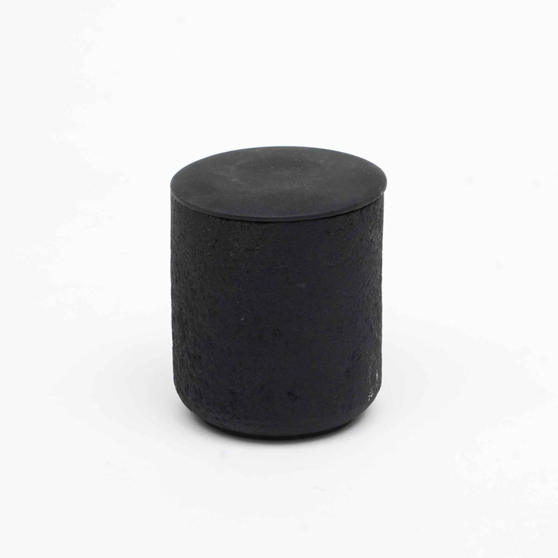 Bougie en pot | Bougie avec couvercle en bois Ecomix | Bougie parfumée à la vanille et à la lavande | 7 oz