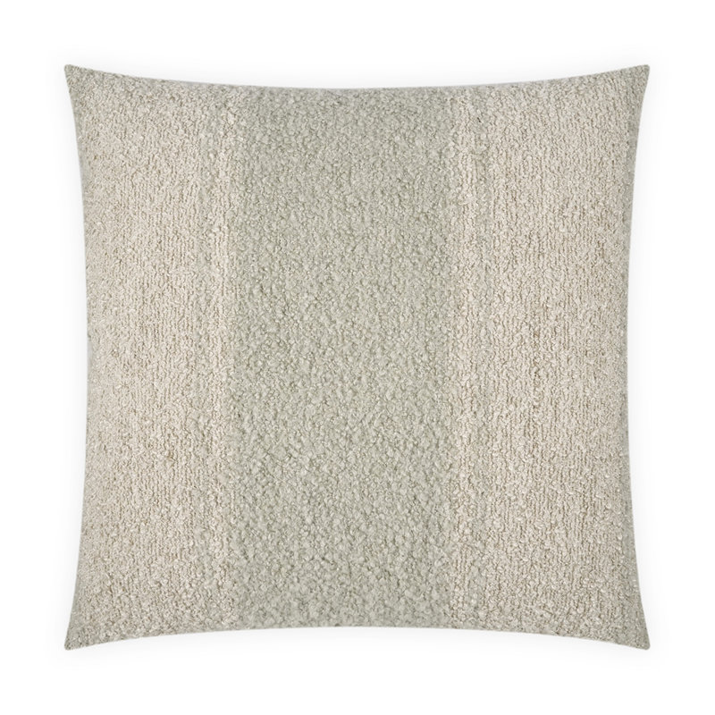 Mackinac Pillow Cover & Insert, Gray/Cream, Square 24"