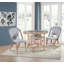 Pier Point Oval Glass Dining Table