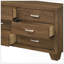 Commode à finition chêne Miquell