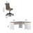 Ozro L-Shaped Executive Desk-1439095032