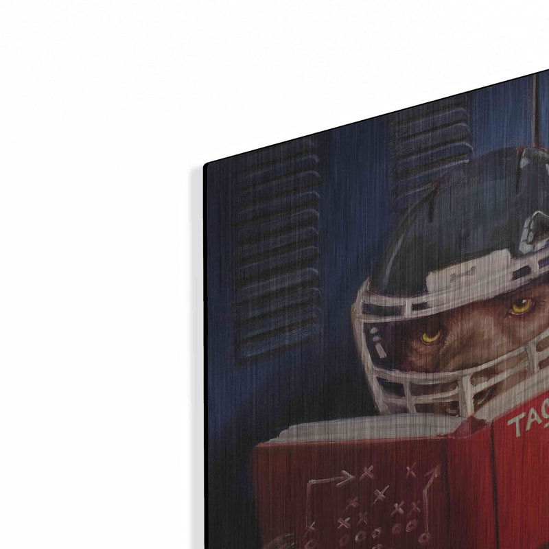 «Game Plan No. 2» par Lucia Heffernan, H 12 po x l 12 po