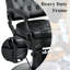 Fauteuil de coiffeur inclinable rétro robuste