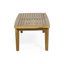 Ensemble de conversation d'extérieur en bois d'acacia pour 2 personnes avec coussins et table basse pour véranda, jardin, cour arrière, balcon