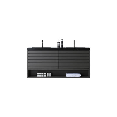 Maumelle 60" Cedar Double Bathroom Vanity