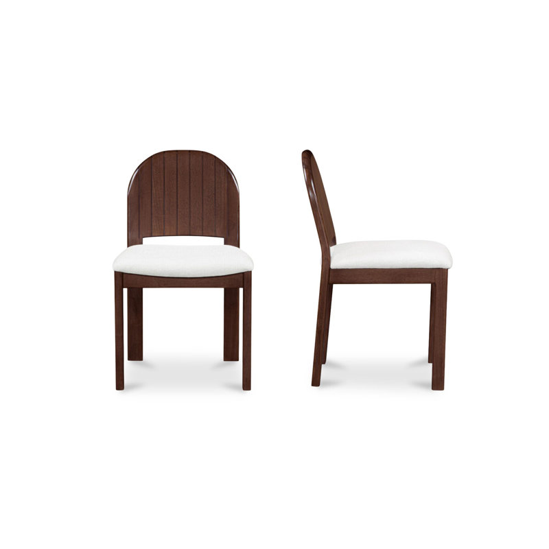 Emil Dining Chair Cream-Set of Two, White