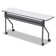Rectangle Modular Training Table with Casters and Modesty Panel
