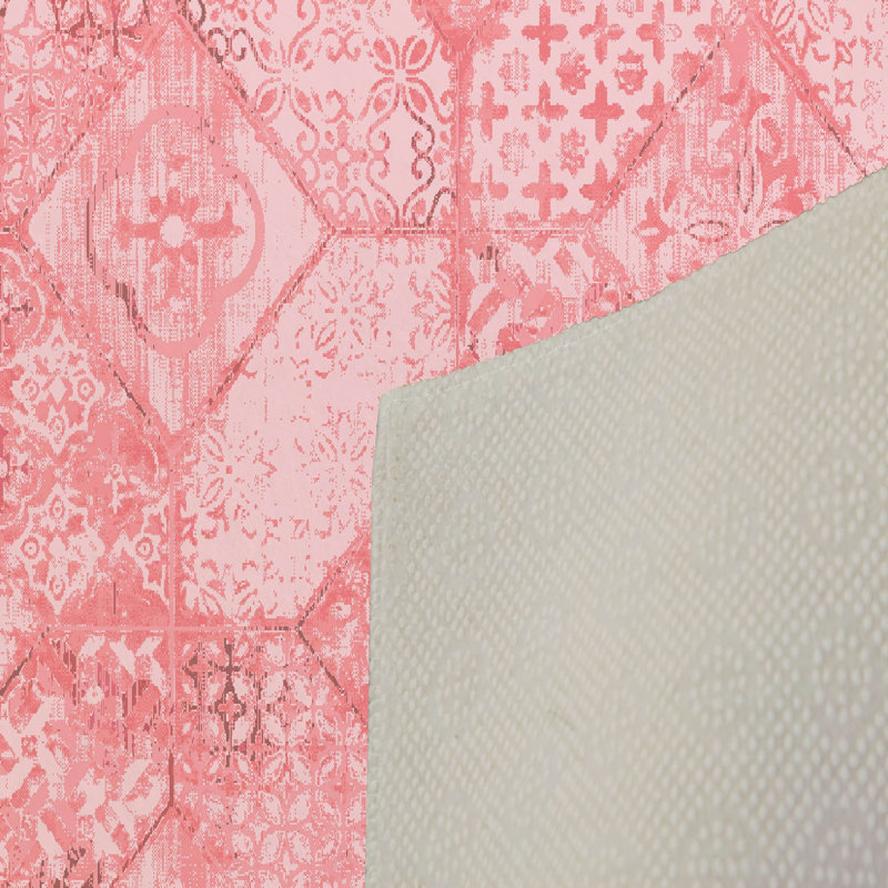 Stylish Hall Carpet 2.6 x 4.9 Feet, 100% Polyester with 8 mm Pile Height | Antibacterial, Non-Slip PVC Felt Dot Underside | Machine Washable, 3D Digital Printing | Perfect for Home Entryways & Living Spaces