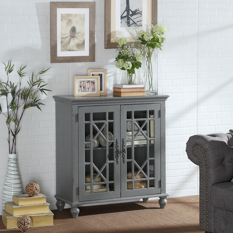 Meuble de rangement classique gris antique 1Pc