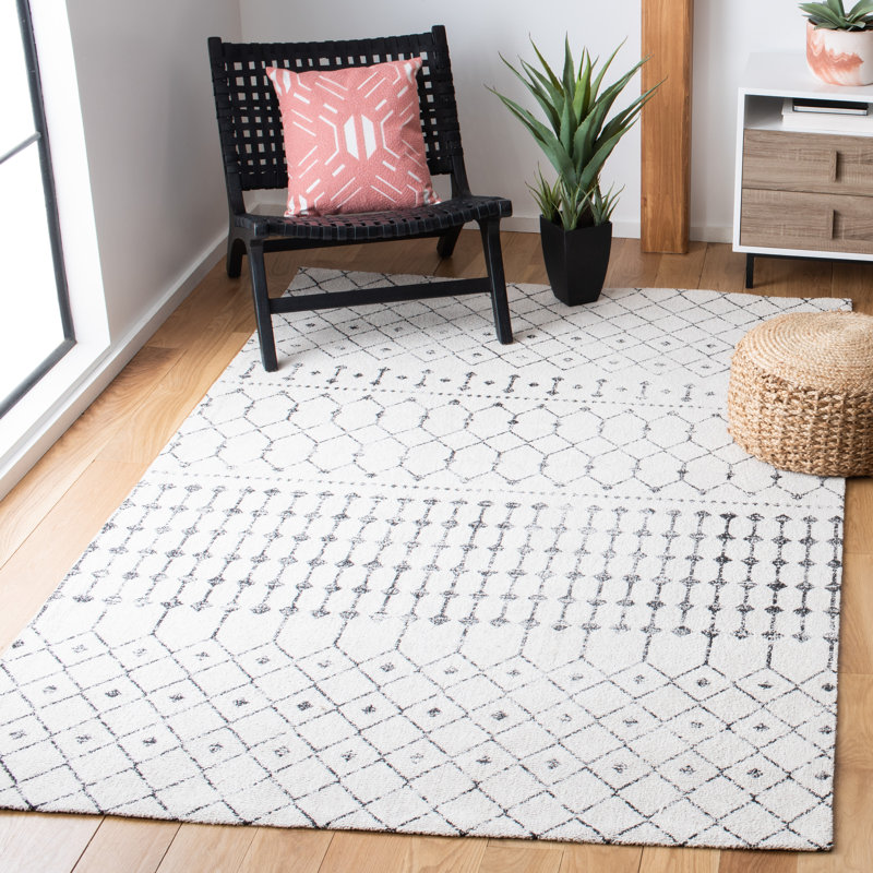 Tapis performance tissé à la main, Rectangle 6 pi x 9 pi