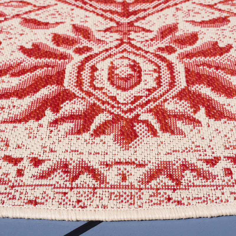 Donivin Beach House Performance Oriental Indoor/Outdoor Area Rug, Rectangle 2'2" X 4'