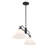 Oonagh 2-Light Chandelier in Matte Black-2114779110