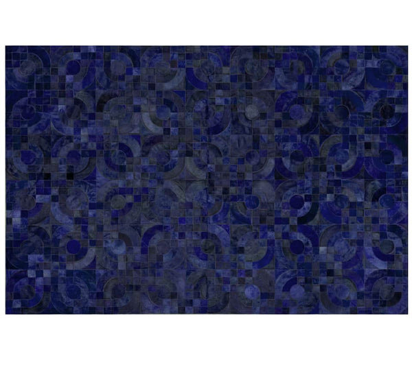 Tapis Optico rectangulaire - bleu minuit, Rectangle 9 pi x 12 pi