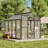 Greenhouse For Outdoors, Aluminum Greenhouse With Quick Setup Structure And Roof Vent-110353900-110353898