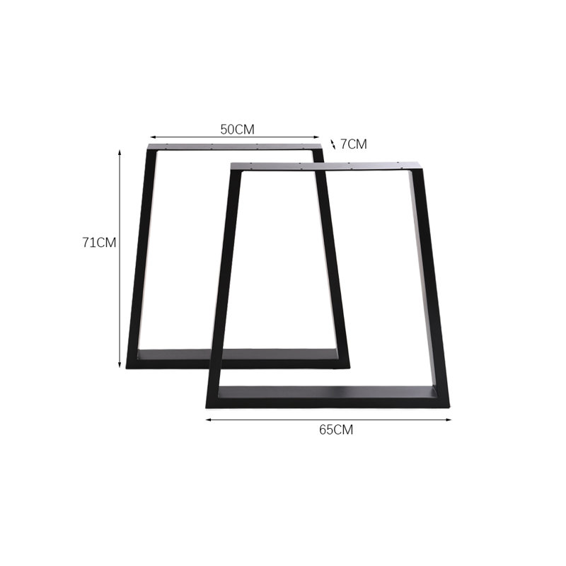 Agazio Table Leg, 71" H x 65" W x 7" D