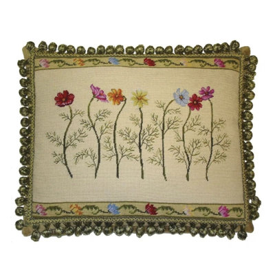 Coussin à fleurs