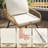 Ensemble bistro 3 pièces avec table basse Boho et 2 chaises avec coussins et coussins-110257865