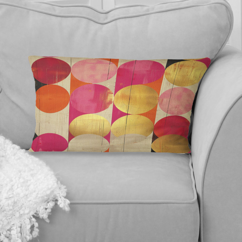 Coussin lombaire rétro Mid-Century