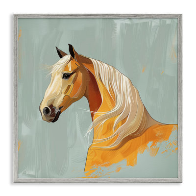 Equine Elegance Portrait Framed Giclee Art by Lazar Studio