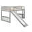 Twin Size Loft Bed With Slide And Ladder