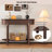 Console Table With Scratch Resistance Surface - Navy Scratch--634481345